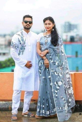 শাড়ী -হাফসিল্ক পাঞ্জাবি