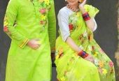 শাড়ী -হাফসিল্ক পাঞ্জাবি