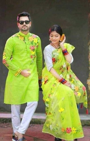 শাড়ী -হাফসিল্ক পাঞ্জাবি