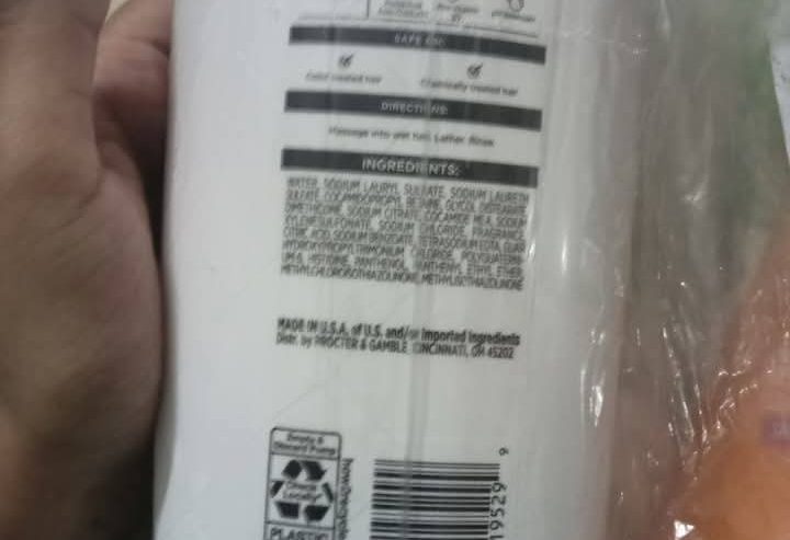 Pantene shampoo